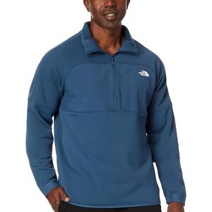 The North Face Blue Performance Jacket High Collar Fleece